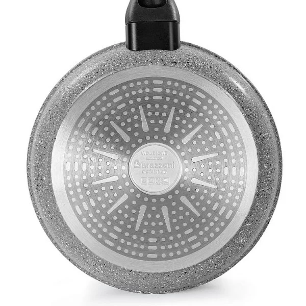 Сковорода антипригарная Monilitica Induction 24 см, алюминий, Barazzoni, Италия, 85510602489 - изобр. 8