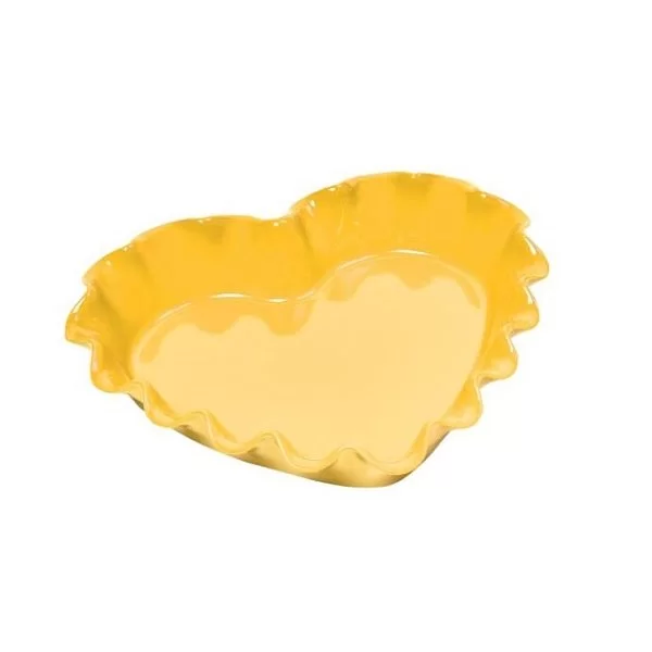 Форма для пирога &quot;Сердце&quot; 32,5х28 см, цвет прованс, керамика, Emile Henry, Франция, 906177 - изобр. 7