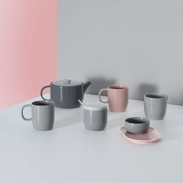 Сахарница Cafe Concept, диаметр 8,5 см, материал каменная керамика, цвет серый, Typhoon, Великобритания, 1401.818V - изобр. 8