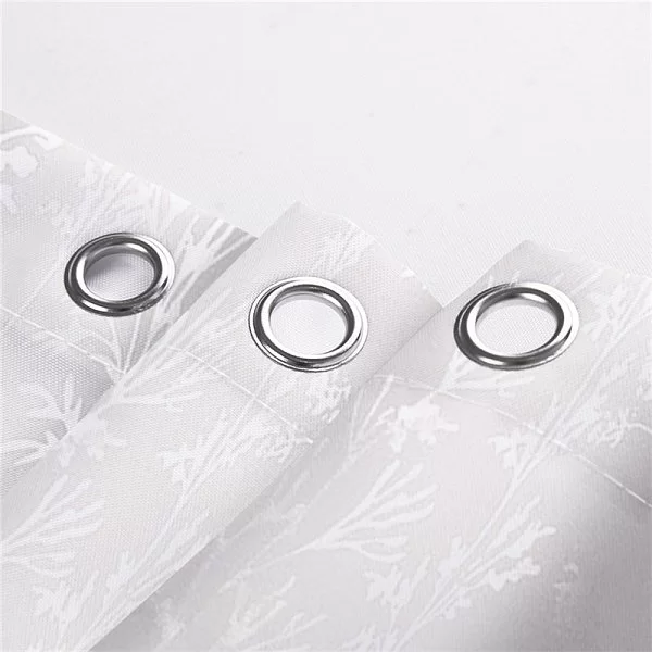 Шторка для ванной комнаты Branches, 180х200 см, цвет белый, полиэстер, Carnation Home Fashions, США, BRS115W - изобр. 10