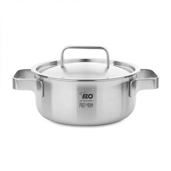 Набор посуды Premium из 4 предметов (3 кастрюли + ковш с крышками), нержавеющая сталь, ELO, Германия, 33400 - изобр. 11