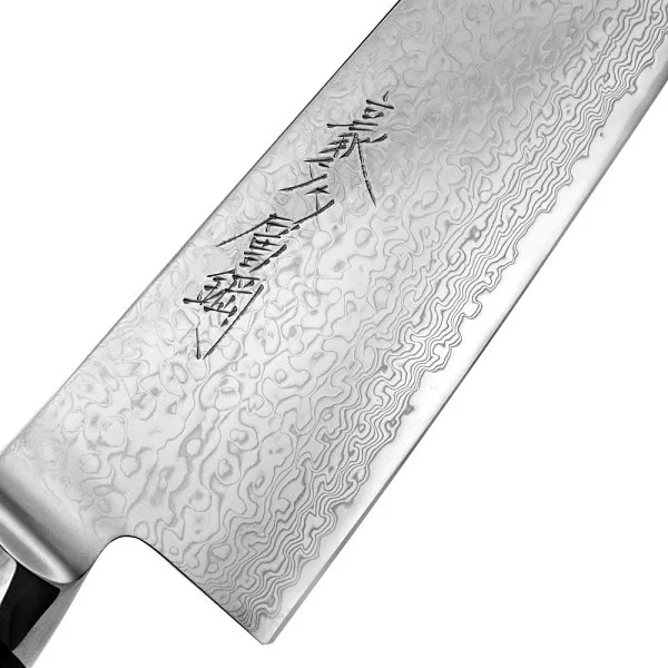 Нож кухонный Kiritsuke 20 см GOU материал лезвия порошковая сталь SG2 Laminated, Yaxell, Япония, YA37034 - изобр. 9