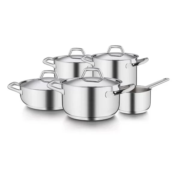 Кастрюля с крышкой высокая Chef Line 8 л, диаметр 24 см, нержавеющая сталь, Barazzoni, Италия, 163601024 - изобр. 9