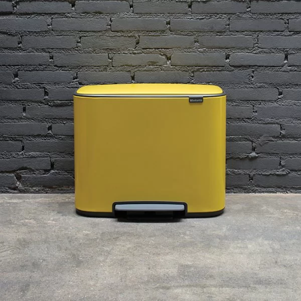 Мусорный бак c педалью Pedal Bin Bo, 36л, желтая маргаритка, Brabantia, 121425 - изобр. 9