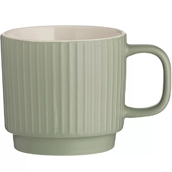 Кружка Embossed 355 мл, фарфор, цвет зеленый, Mason Cash, Великобритания, 2002.103 - изобр. 7