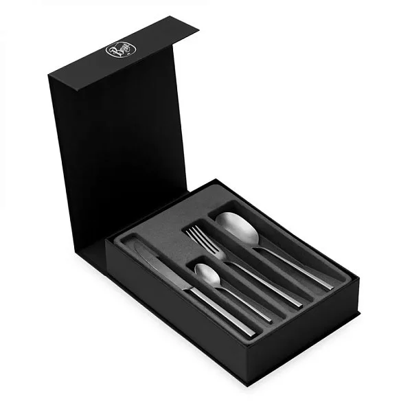 Набор столовых приборов на 6 персон Marchesi Vintage, 24 предмета, состаренная матовая нержавеющая сталь, Broggi, Италия, 1175100D05 - изобр. 9