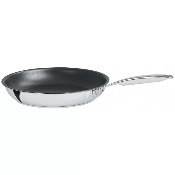 Сковорода антипригарная Castel'Pro, диаметр 26 см, нержавеющая сталь 18/10, зеркальная полировка, Cristel, Франция, P26CPFTE - изобр. 7