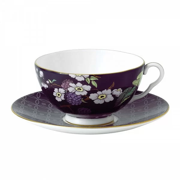 Чайная пара Tea Garden 170 мл, материал фарфор, цвет фиолетовый, Wedgwood, Великобритания, 40020298 - изобр. 7