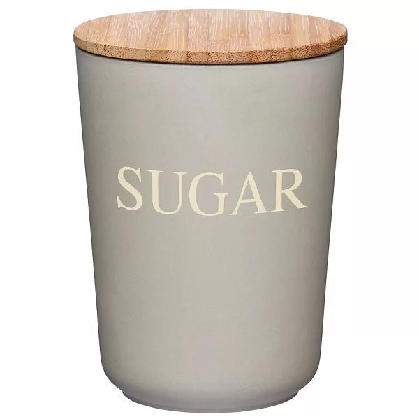 Ёмкость для хранения сахара Natural Elements, объем 800 мл, цвет белый, бамбук, Kitchen Craft, Великобритания, NESUGARBF - изобр. 7