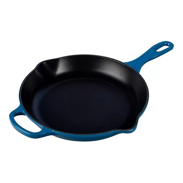 Сковорода с толстым дном 23 см, эмалированный чугун, цвет синий, Le Creuset, Франция, 20182232000422 - изобр. 7