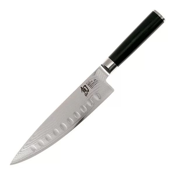 Нож кухонный поварской Shun Classic, длина лезвия 20 см, сталь VG-MAX в обкладках из дамаска, Kai, Япония, KAI-DM-0719 - изобр. 7