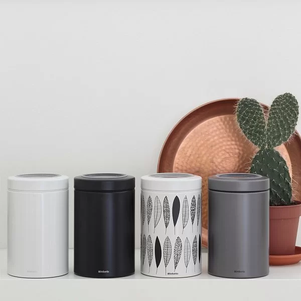 Контейнер с верхним окном 1,4л, черный, Brabantia, 484582 - изобр. 8