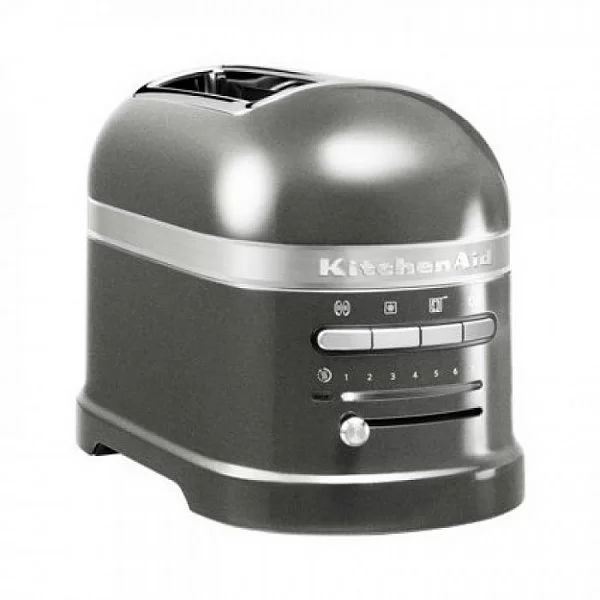 Тостер Artisan 2 хлебца, серебряный медальон, Kitchen Aid, 5KMT2204EMS - изобр. 7