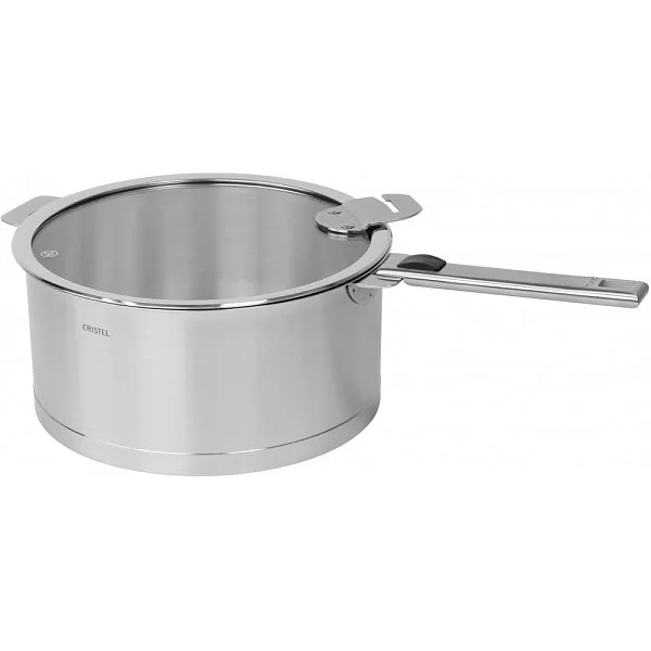 Кастрюля Strate 6,6 л, диаметр 26 см, матовая нержавеющая сталь 18/10, Cristel, Франция, C26QL - изобр. 10