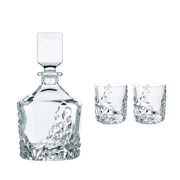 Набор для виски Sculpture графин и 2 бокала, хрусталь, Nachtmann, 101984 - изобр. 7