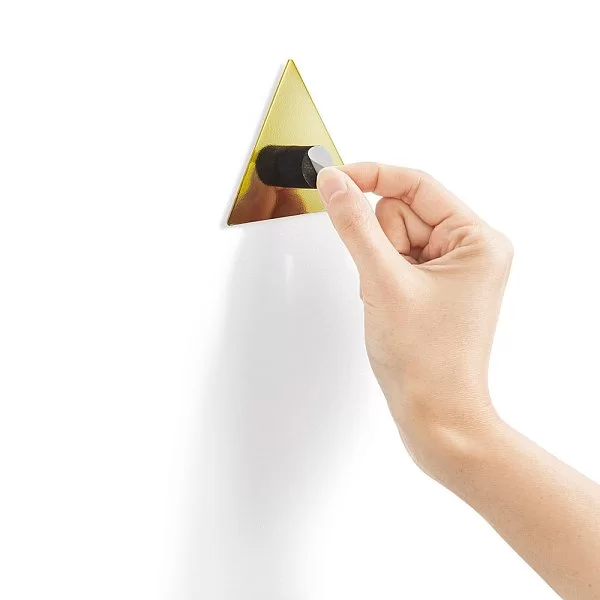 Декор для стен Confetti triangles 16 шт, материал металл, цвет золотой, Umbra, Канада, 1004369-104 - изобр. 8