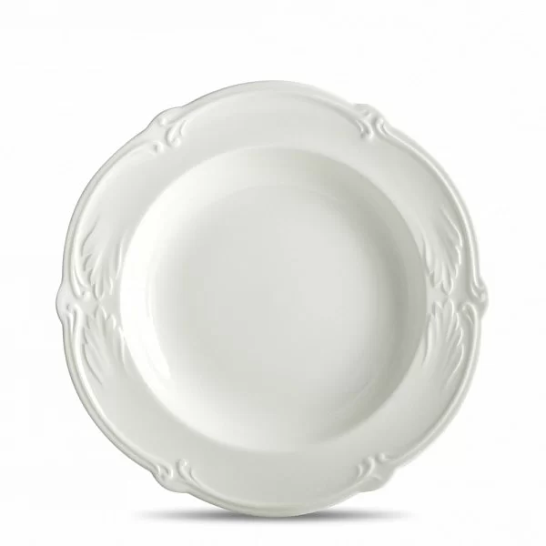 Тарелка глубокая "Ракушка" 22,3 см, цвет белый, материал фаянс, Gien, Франция, 1800B4AY14 - изобр. 7