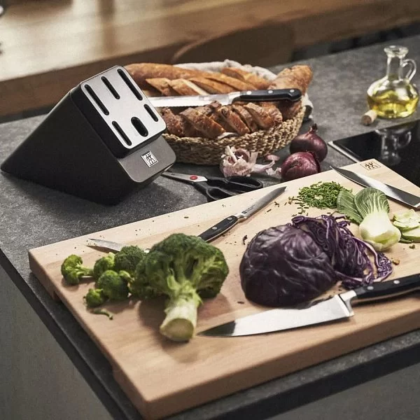 Набор кухонных ножей с заточкой Professional S, 7 предметов, цвет антрацитовый, Zwilling J.A. Henckels, Германия, 1027275 - изобр. 12