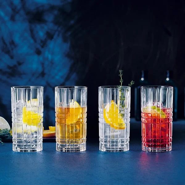 Набор бокалов для коктейлей Square longdrink 445 мл, 4 шт, хрусталь, Nachtmann, 101049 - изобр. 9
