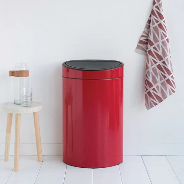 Мусорный бак Touch Bin New 40л, пламенно-красный, Brabantia, 114960 - изобр. 10