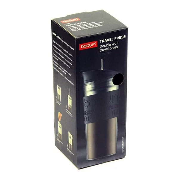 Кружка дорожная с прессом Travel, 0,35 л, черный, Bodum,, 11102-01 - изобр. 9