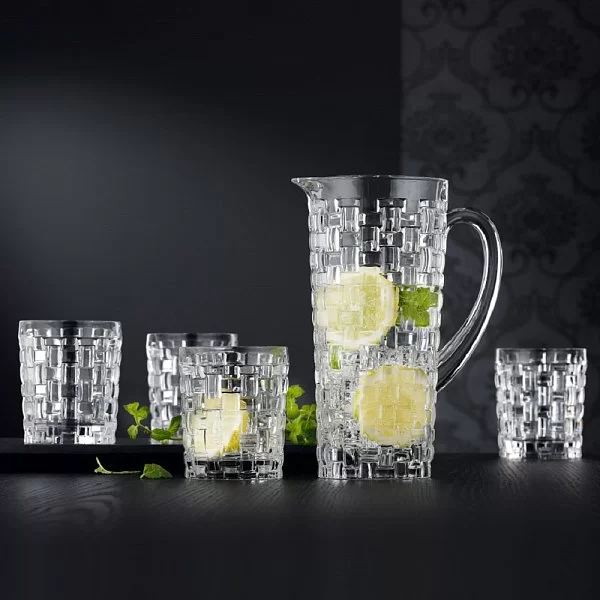 Набор: кувшин и 4 стакана Bossa Nova хрусталь, Nachtmann, 98759 - изобр. 11