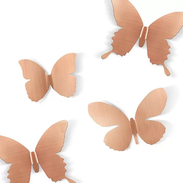 Декор для стен Mariposa 9 шт, цвет медный, материал металл, Umbra, Канада, 470789-880 - изобр. 7