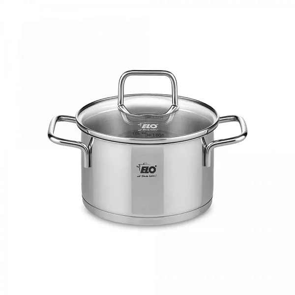 Кастрюля с крышкой Citrin 14 см, объем 1,2 л, высота 9,5 см, нержавеющая сталь, ELO, Германия, 72414 - изобр. 7