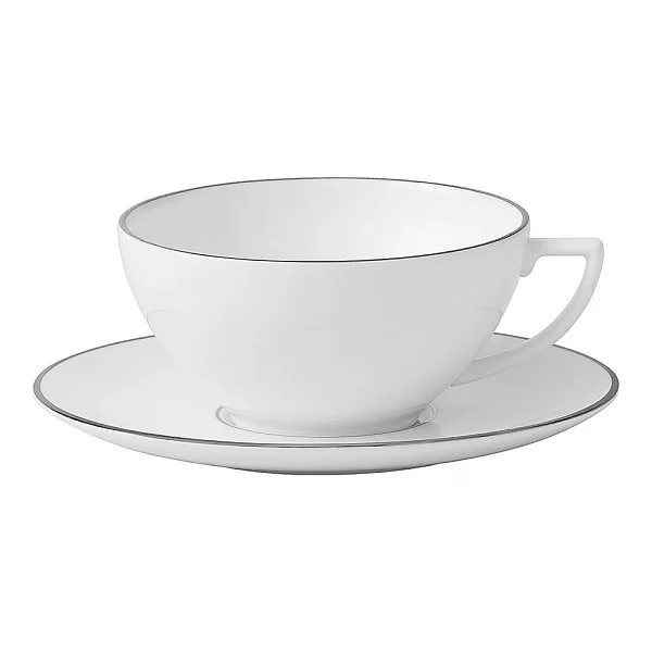 Чашка чайная Jasper Conran Platinum 150 мл, материал фарфор, цвет белый, Wedgwood, Великобритания, 50161609596 - изобр. 8
