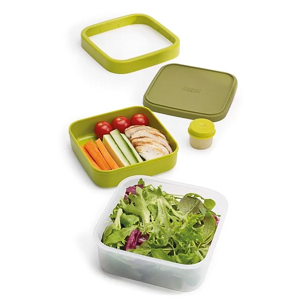 Ланч-бокс для салатов GoEat, зелёный, Joseph Joseph, 81029 - изобр. 9