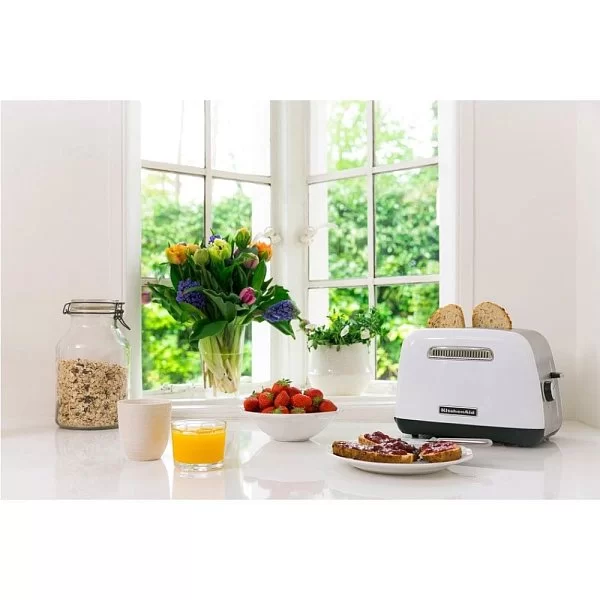 Тостер на 2 хлебца, металл, цвет белый, KitchenAid, США, 5KMT2115EWH - изобр. 14