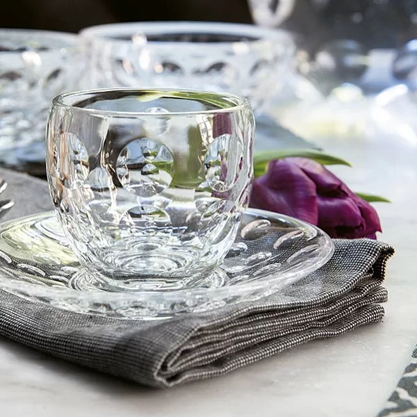 Чашка с блюдцем для эспрессо Venice 110 мл, материал суперпластик, цвет прозрачный, Италия, 11040000 - изобр. 9