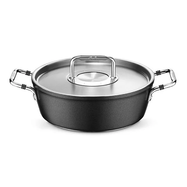Жаровня антипригарная с крышкой Luno 24 см объем 3,2 л, материал алюминий, Fissler, Германия, 5650624 - изобр. 7