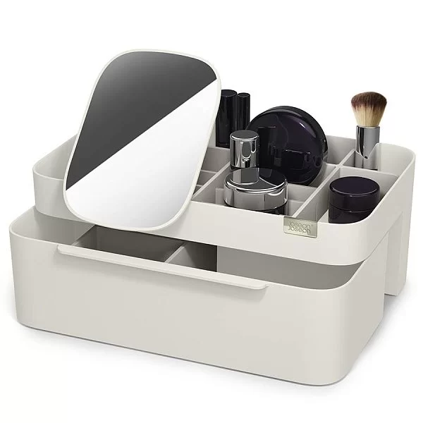 Органайзер для косметики со съемным зеркалом Viva Large, 12х30 см, цвет белый, пластик, Joseph Joseph, Великобритания, 75005 - изобр. 10