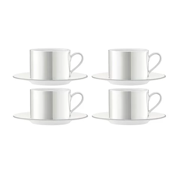 Набор чашек с блюдцем Pearl, 0,25 л, 4 шт, LSA, P034-11-363 - изобр. 7
