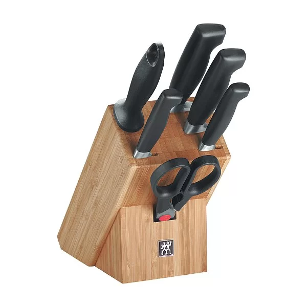 Набор кухонных ножей на подставке Four Star 7 предметов, кованая сталь с криозакалкой Friodur®, Zwilling J.A. Henckels, 35068-002 - изобр. 7