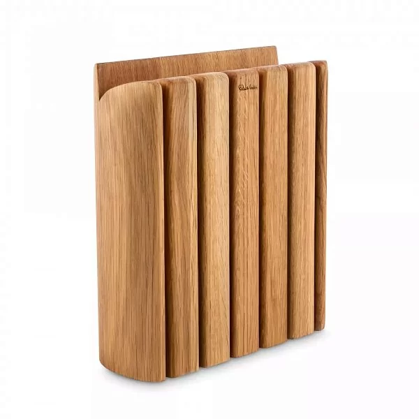 Подставка для 6 кухонных ножей Signature 26х23х9 см, материал дуб, Robert Welch, BOKOA2111V - изобр. 7