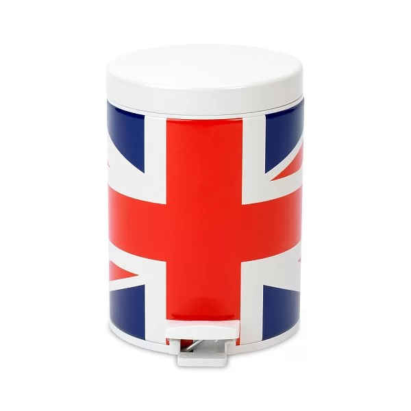 Ведро для мусора с педалью Union Jack 5 л материал нержавеющая сталь, Brabantia, 479762 - изобр. 7