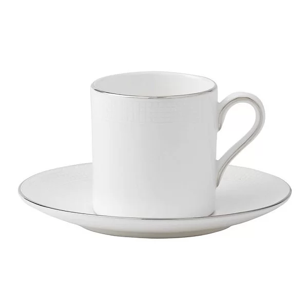 Чашка кофейная Vera Wang Blanc Sur Blanc 6x8 см, 80 мл, материал фарфор, цвет белый, Wedgwood, Великобритания, 50108304021 - изобр. 8