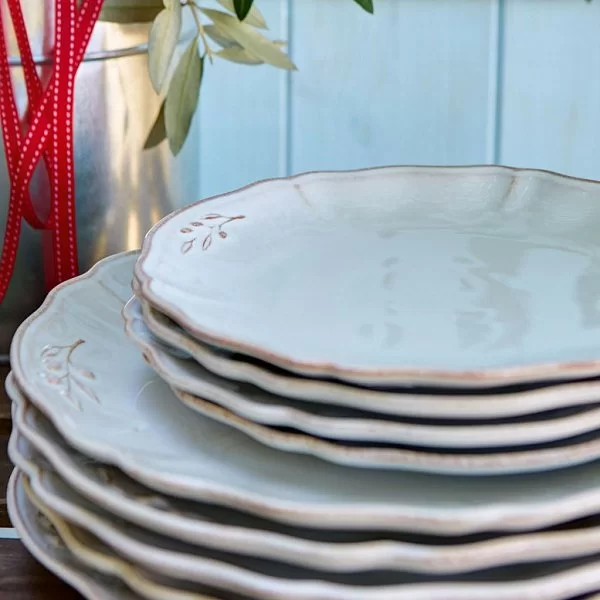 Тарелка обеденная Alentejo 27 см, материал керамика, цвет белый, Costa Nova, Португалия, TP273-WHT(TP273-00201Z) - изобр. 8