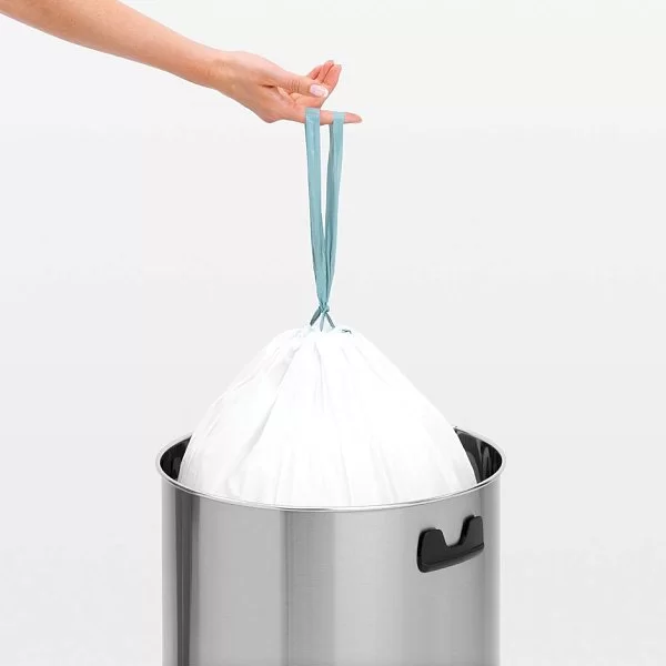 Мусорный бак открытый 60л, белый, Brabantia, 108785 - изобр. 10