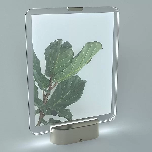 Фоторамка с подсветкой GLO 13х18 см, цвет металлик, материал стекло + металл + LED-лампы, Umbra, Канада, 1010233-410 - изобр. 9