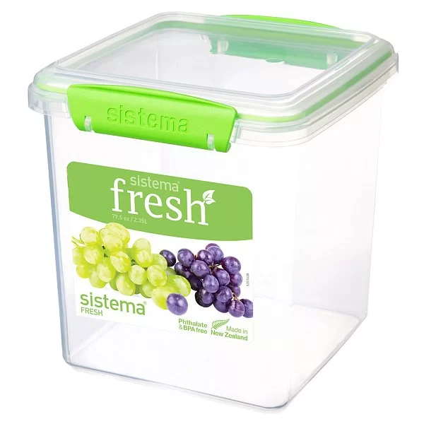 Контейнер для печенья FRESH 14,9х15,4х16,3 см, материал пластик, цвет зеленый, Sistema, Новая Зеландия, SI951334 - изобр. 7