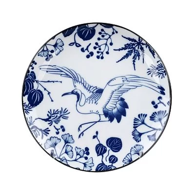 Тарелка Nippon 21x13,5 см, фарфор, цвет бело-синий, Tokyo Design, Япония, 15611 - изобр. 24