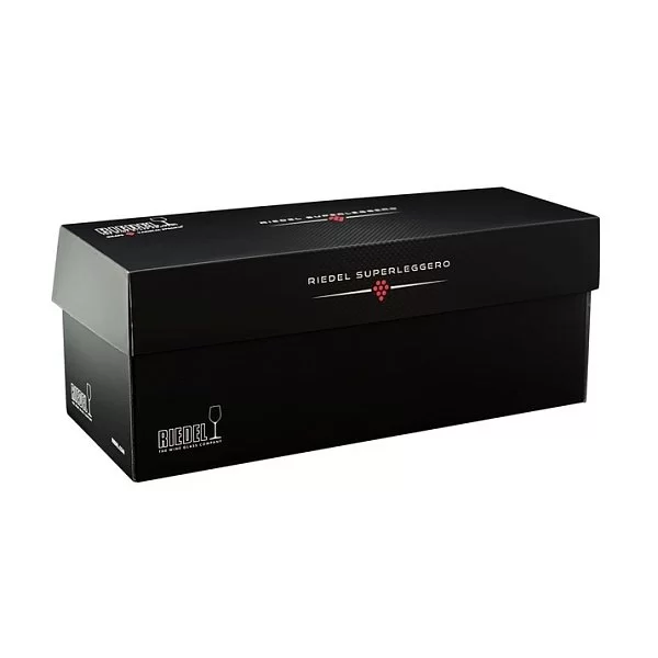 Бокал для красного вина Bordeaux Grand Cru 953 мл, красная ножка, хрусталь, Superleggero, Riedel, Австрия, 6425/00R - изобр. 10