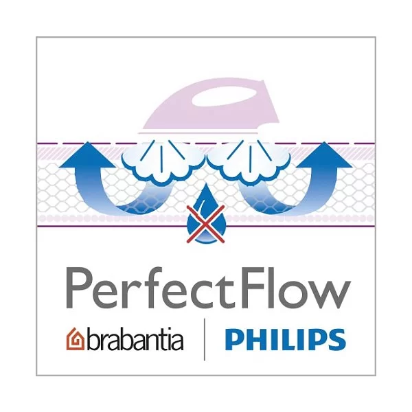 Чехол для гладильной доски Perfect Flow 124x38см (B), декор Пузырьки, Brabantia, Бельгия, 101106 - изобр. 9