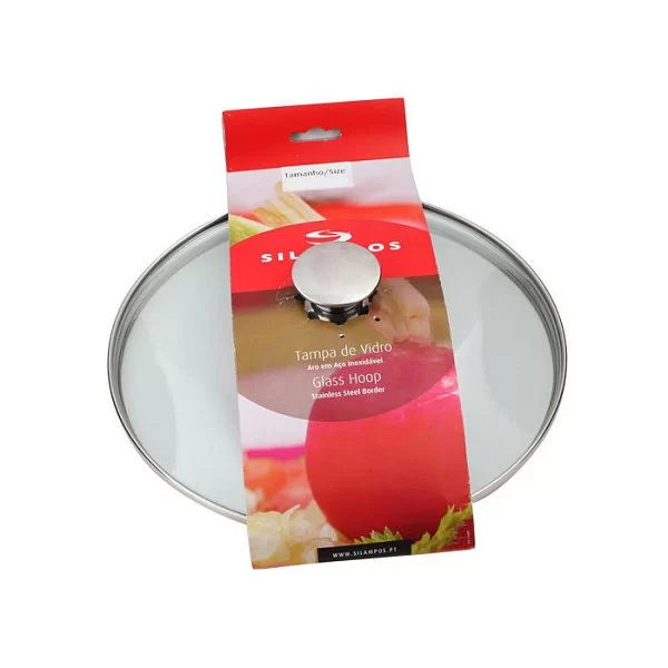 Крышка нержавеющая сталь+стекло 14 см, Silampos, 632000BE8114A - изобр. 8