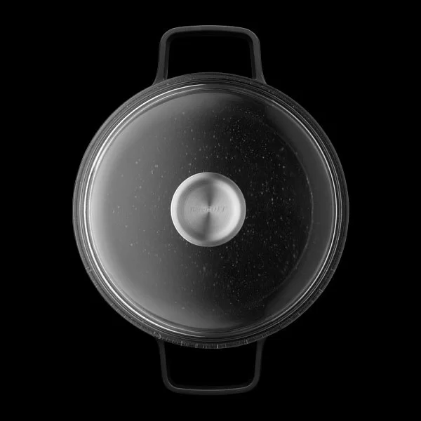 Кастрюля с крышкой Gem, диаметр 20 см, объем 2,8 см, цвет черный, алюминий, Berghoff, Бельгия, 2307309 - изобр. 10