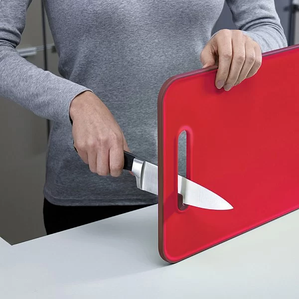 Доска разделочная Slice Sharpen, 37х27см, красный, Joseph Joseph, Z60107 - изобр. 9