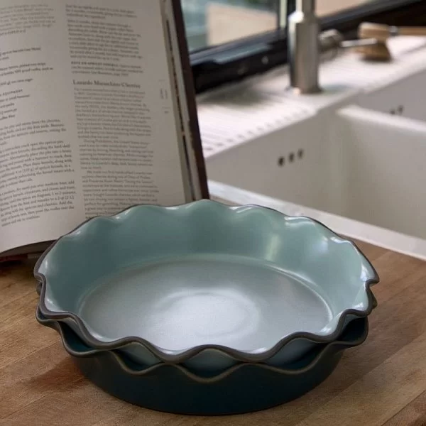 Форма для пирога 27х5,5 см, керамика, цвет Sky, Costa Nova, 1ET271E-SKY(1ET271E-01816U) - изобр. 8